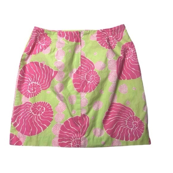 Lilly Pulitzer Pink and Green Women's Skirt size 8 - Picture 3 of 5